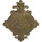 Ekena Millwork Quentin Ceiling Medallion, Hand-Painted Mississippi Mud Crackle, 23 1/2"W x 12 1/4"H x 1 1/2"P CM23RO1MMC - alternate 4